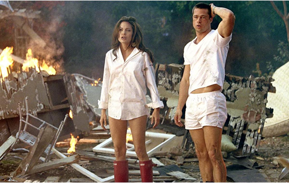 Gospod in gospa Smith | V filmu sta se leta 2005 zaljubila (in kasneje ločila) Angelina Jolie in Brad Pitt. | Foto IMDb