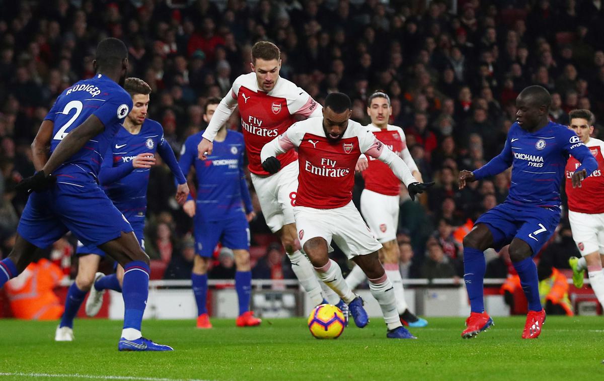 Arsenal Chelsea 19. januar 19 | V velikem finalu lige Europa se bosta pomerila Arsenal in Chelsea. | Foto Reuters