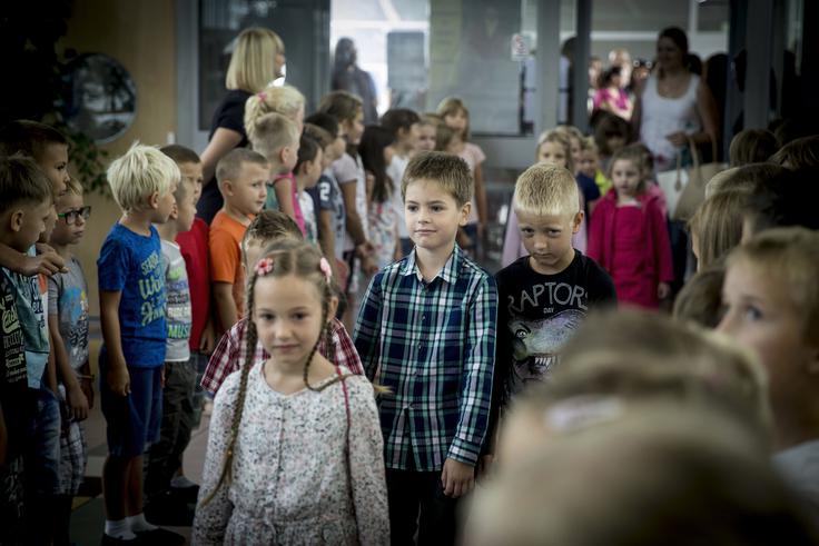 Prvi šolski dan Sostro učenje šola | Foto: Ana Kovač