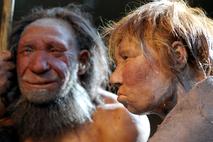 Neandertalec in neandertalka