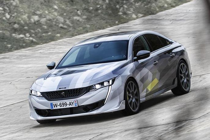 Peugeot 508 PSE | Peugeot je po lanski napovedi le predstavil serijski 508 PSE, ki je postal najmočnejši serijski avtomobil v zgodovini znamke. | Foto Peugeot