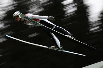 Domen Prevc na stopničkah v Nemčiji