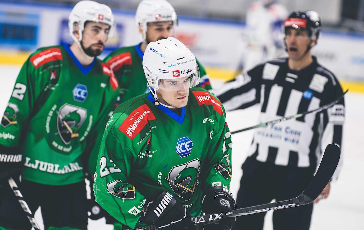 IceHL: HK SŽ Olimpija - VSV Beljak | Olimpija proti Beljaku zdaj zaostaja z 1:3 v zmagah. | Foto Grega Valančič/Sportida