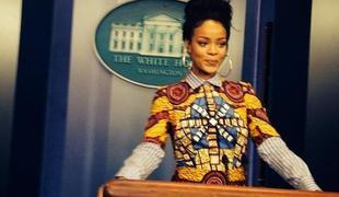Rihanna v Beli hiši naredila "škandal"