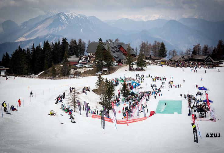 1. aprila bodo na Krvavcu že 13. gostili Lužo.  | Foto: Sportida
