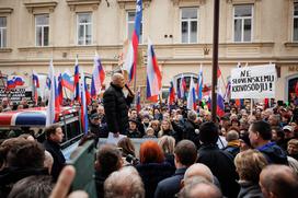 Janez Janša protest