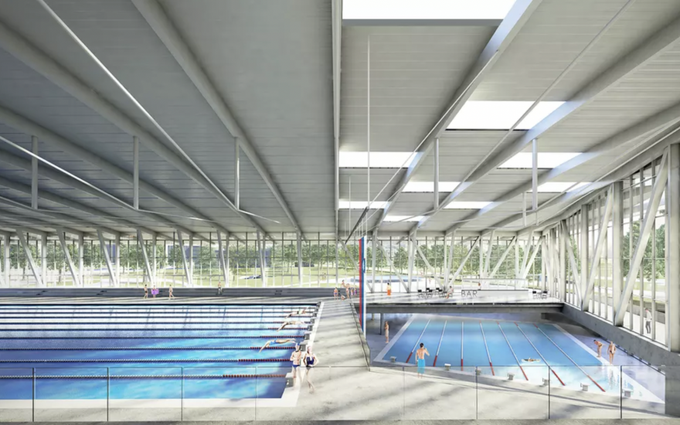 Takole bo videti notranjost novega plavalnega kompleksa v Ljubljani. | Foto: Mestna občina Ljubljana