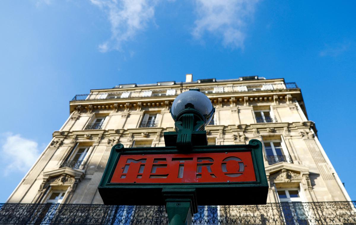 Pariz Metro | V Parizu v času olimpijskih in paraolimpijskih iger pričakujejo približno deset milijonov obiskovalcev. | Foto Reuters