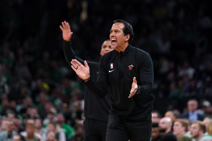 Erik Spoelstra je Miami vendarle popeljal v veliki finale. | Foto: Reuters