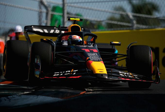 Sergio Perez bo na pole positionu. | Foto: Reuters