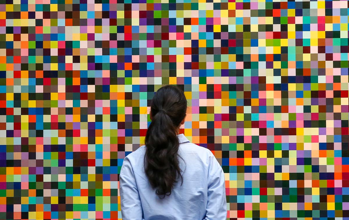 slika Gerhard Richter | Umetniško delo 4096 barv je bilo razstavljeno v Chicagu, San Franciscu, londonski Tate Modern in berlinskih nacionalnih muzejih. | Foto Reuters