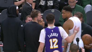 Posredovati je moral Dončić: kaj se je dogajalo po tekmi? #video