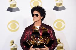 Grammyji: veliki zmagovalec večera je Bruno Mars #video