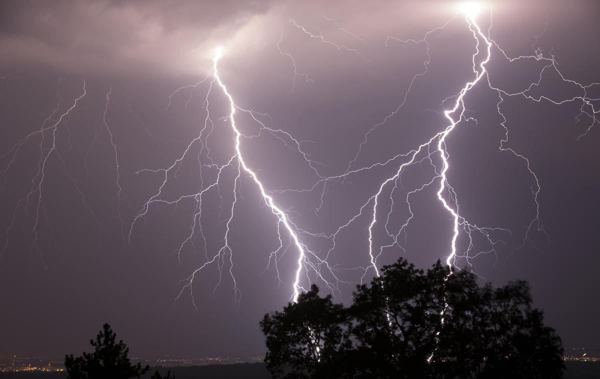 poletje, nevihta | Foto Getty Images
