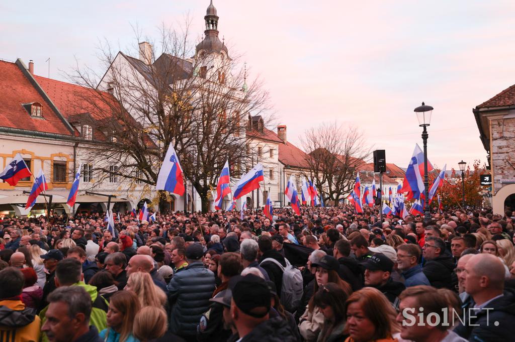 Protestni shod Novo mesto
