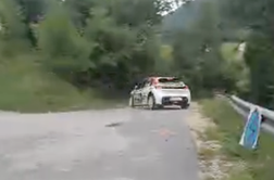 To je najbolj atraktivna nesreča relija v Žalcu #video