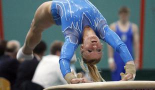Teja Belak in Žan Žunko državna prvaka v gimnastiki