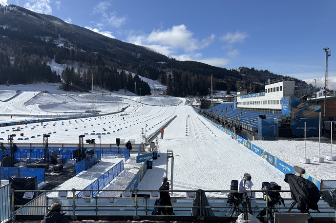 smučarski tek, ZOI | Slovenski smučarski tekači so se spoznali s tekmovališčem. | Foto STA