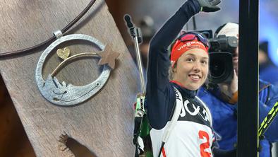 Poseben poklon mame pokojne biatlonke Laure Dahlmeier