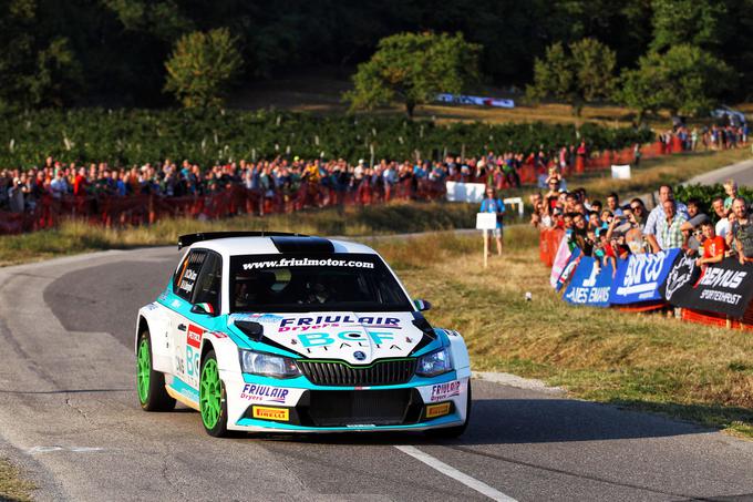 Claudio De Cecco je dobil le štiri od devetih hitrostnih preizkušenj, a si na teh z odločno vožnjo zagotovil odločilno prednost. | Foto: WRC Croatia