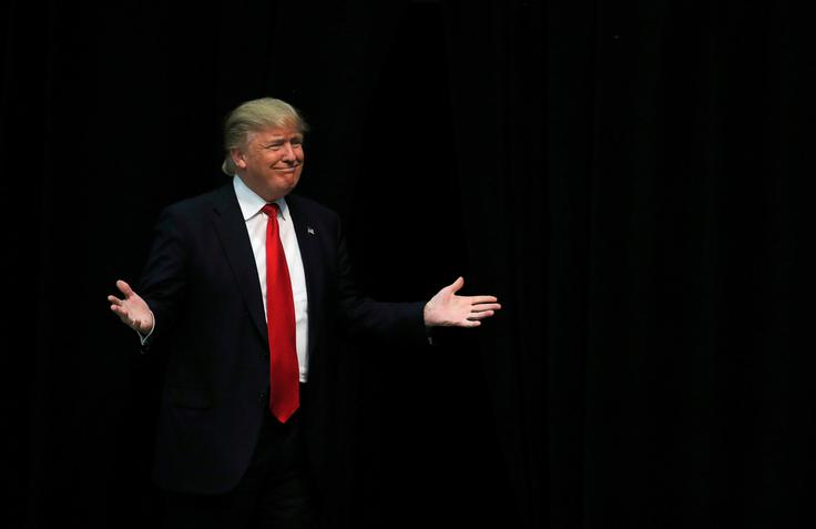 Donald Trump je enkrat nekaj podprl, drugič je temu nasprotoval. Pritrdil je mnenjem svojega podpredsedniškega kandidata Mika Pencea in svojih ekonomskih svetovalcev, nato pa jih zavrnil.  | Foto: Reuters