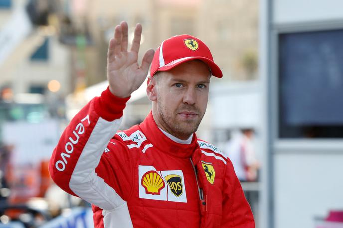 Sebastian Vettel Baku | Sebastian Vettel po koncu sezone ne bo podaljšal sodelovanja s Ferrarijem. | Foto Reuters