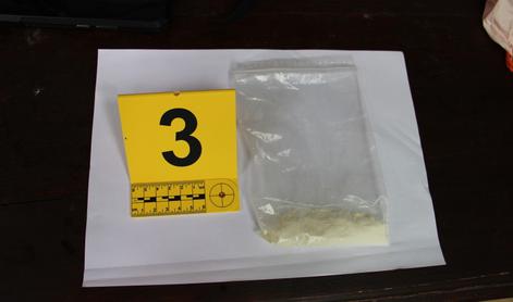 Trebanjski policisti 40-letniku zasegli 2,5 kilograma marihuane, kokain in denar #foto