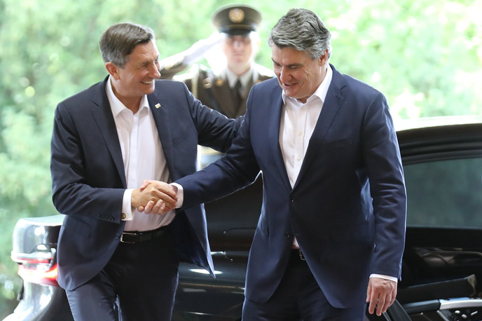 Borut Pahor | . Predsednika sta se sestala na delovnem srečanju in se posvetovala o aktualnih vprašanjih v regiji in Evropi. | Foto Twitter