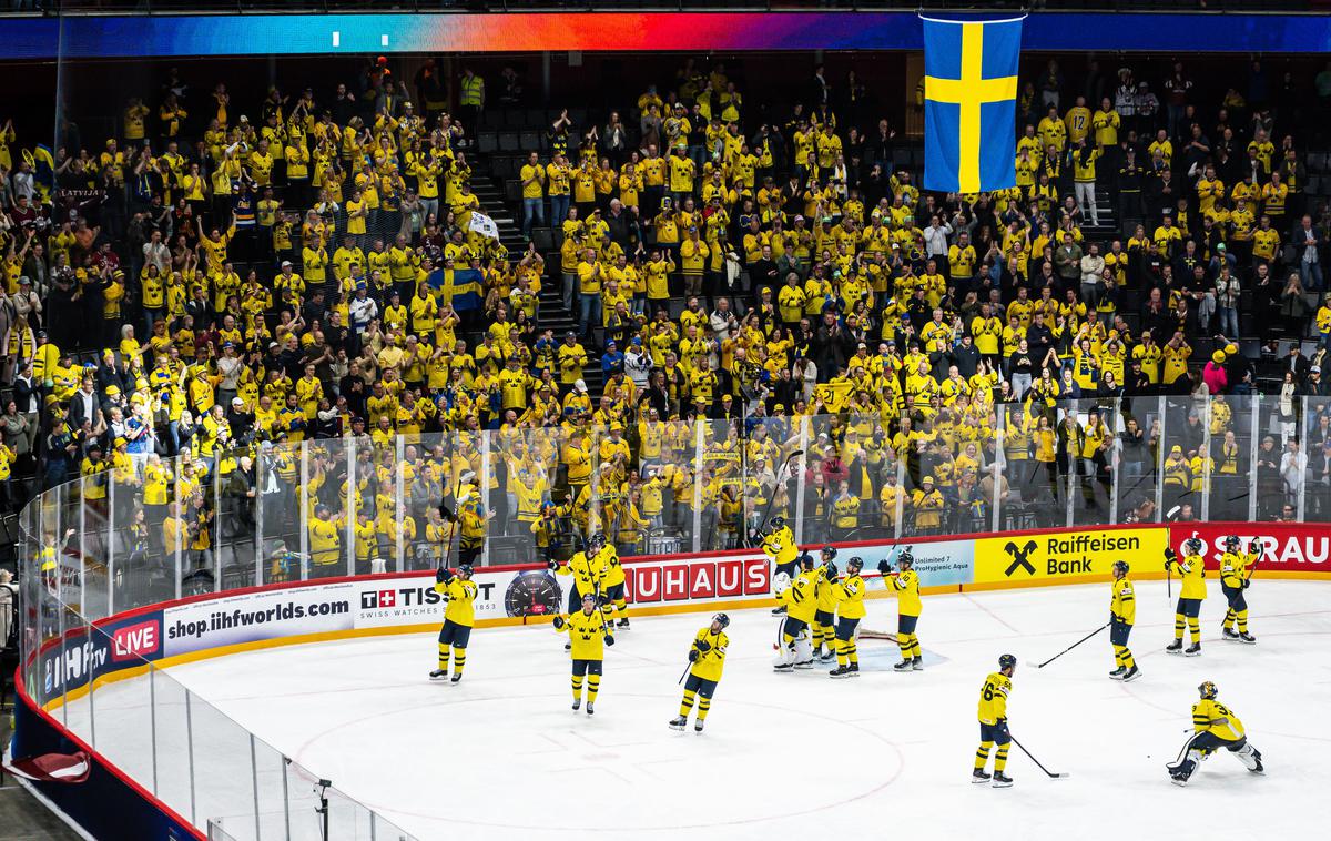 švedska hokejska reprezentanca | Švedi se bodo pred domačimi gledalci za finale borili z Američani. | Foto Guliverimage