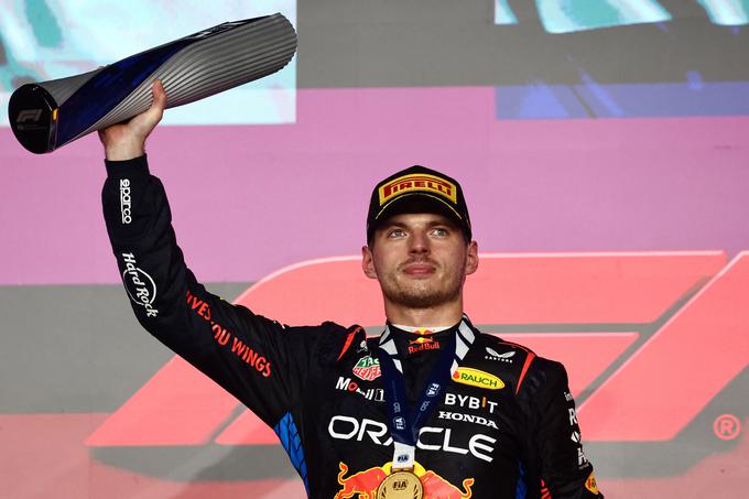 Max Verstappen je decembra četrtič postal svetovni prvak. | Foto: Reuters