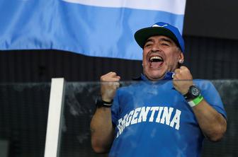 Maradona blizu Ljudskega vrta