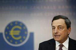 Draghi: ECB pripravljena na novo znižanje ključne obrestne mere