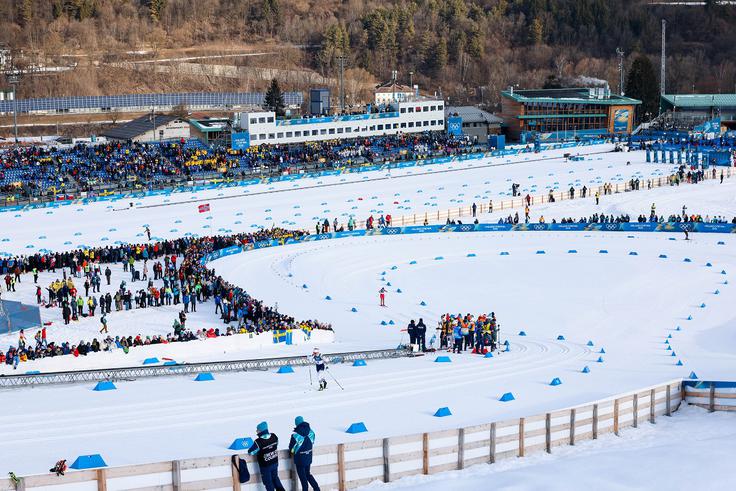 Slovenski smučarski tekači so na olimpijskem sprintu v klasičnem koraku ostali brez izločilnih bojev. | Foto: Aleš Fevžer