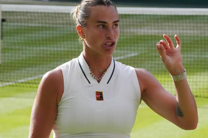 Arina Sabalenka | Arina Sabalenka je bila po porazu zelo razočarana. | Foto Guliverimage