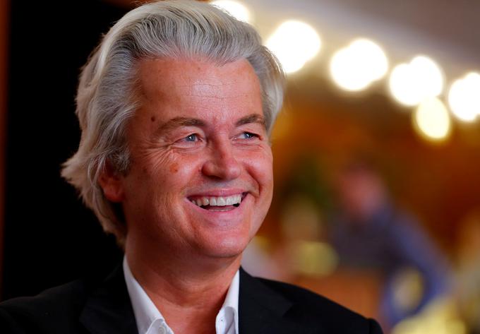 Stranka za svobodo (PVV), ki jo vodi 53-letni Geert Wilders, bo po mnenju analitikov kljub morebitni zmagi težko sestavila novo nizozemsko vlado. | Foto: Reuters
