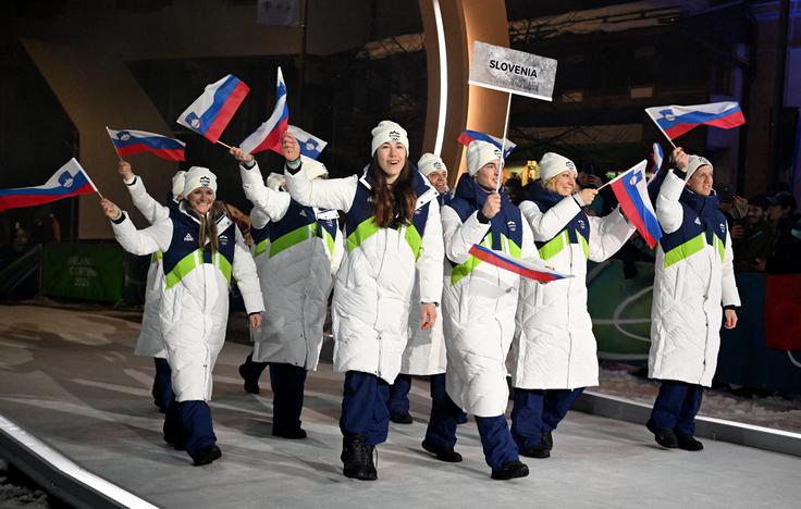 Slovenska zasedba v Cortini d'Ampezzo. | Foto: Reuters