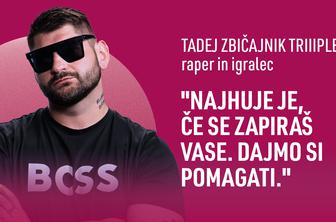"Najtežje bitke pogosto niso zunaj, ampak v tebi"