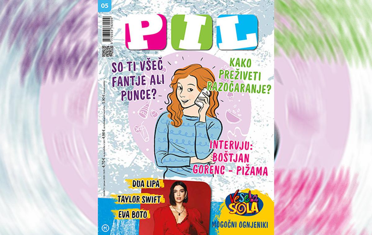 Revija Pil | Naslovnica Pila, zaradi katere so starši skočili v zrak. | Foto Revija Pil