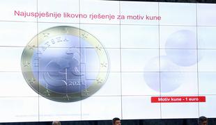 Po debaklu Hrvati predstavili nov nacionalni kovanec za en evro