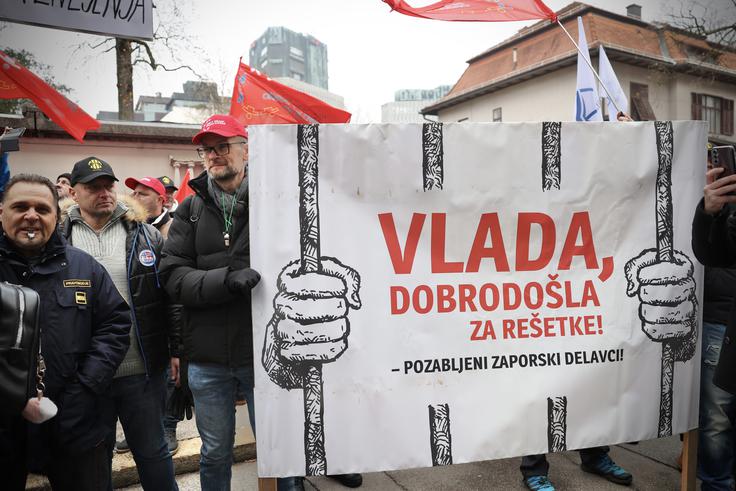 Stavka sindikatov javnega sektorja Stavka sindikatov javnega sektorja | Foto: Ana Kovač