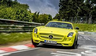 Mercedes-benz SLS AMG electric drive - novi električni rekorder epskega Nordschleifa