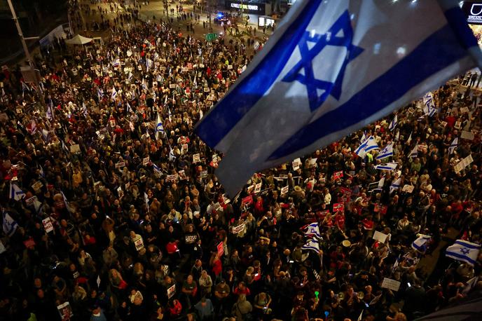 protesti v Izraelu | Foto Reuters