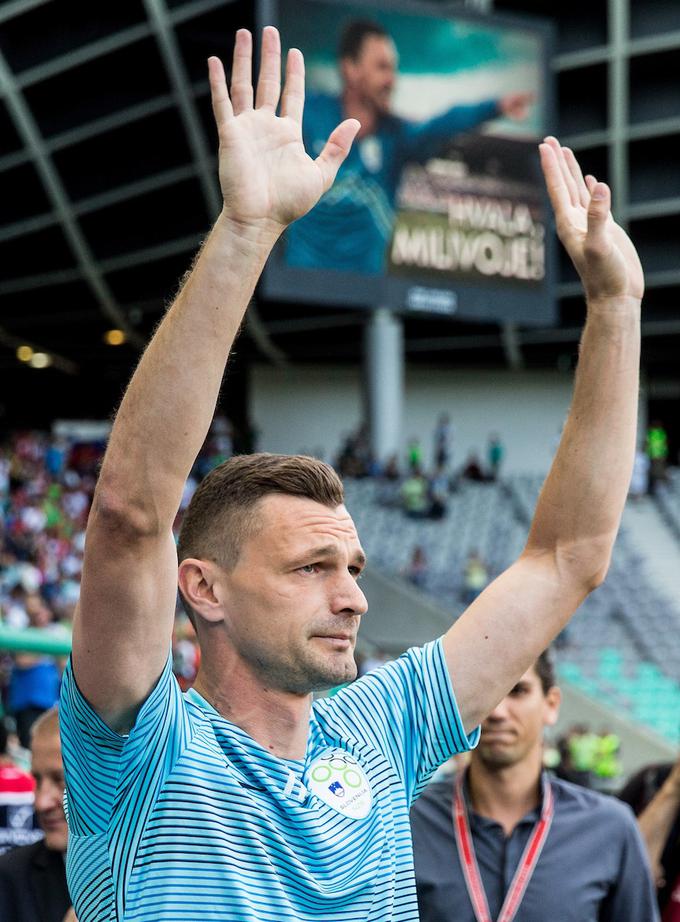 Ko je Slovenija nazadnje doma premagala Malto, se je od državnega dresa poslovil legendarni Milivoje Novaković. | Foto: Vid Ponikvar