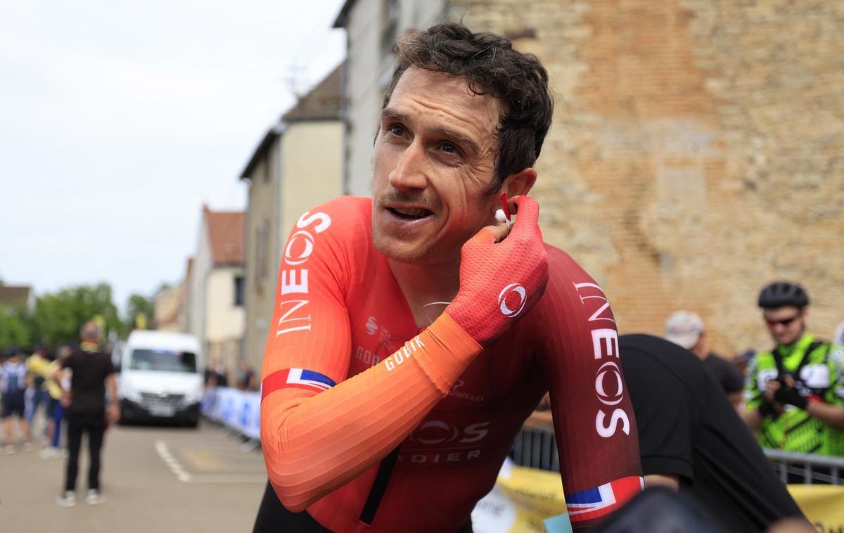 Geraint Thomas, TDF 2024 | Sveži kolesarski upokojenec Geraint Thomas je v intervjuju za Guardian spregovoril o marsičem, tudi o dopingu. | Foto Reuters
