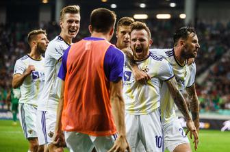 Maribor vsaj malce zacelil evropske rane in krepko pobegnil Olimpiji #video