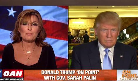 Bo Donald Trump za svojo desno roko izbral Sarah Palin?