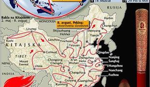 V antični Olimpiji prižgali olimpijski ogenj za igre v Pekingu