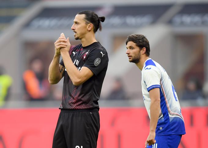 Zlatan Ibrahimović je zaigral prvič v serie A, odkar se je vrnil iz ZDA. | Foto: Reuters