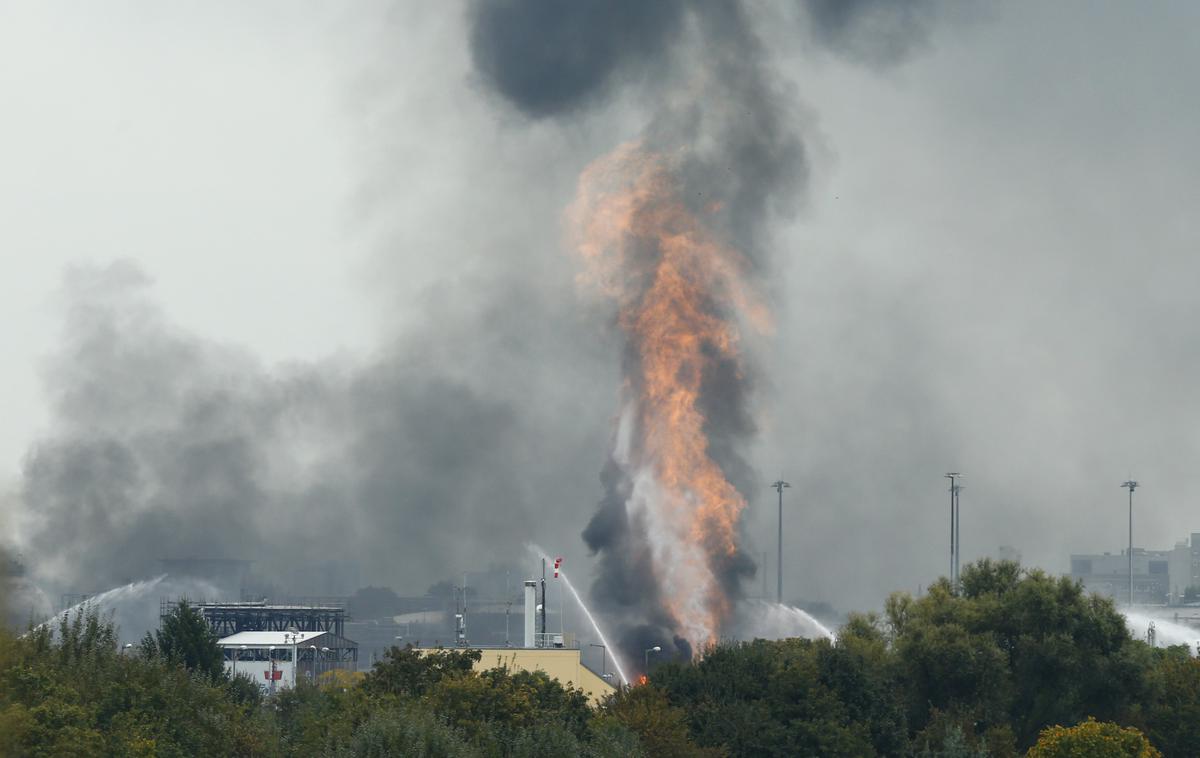 Eksplozija in požar v tovarni BASF | Foto Reuters