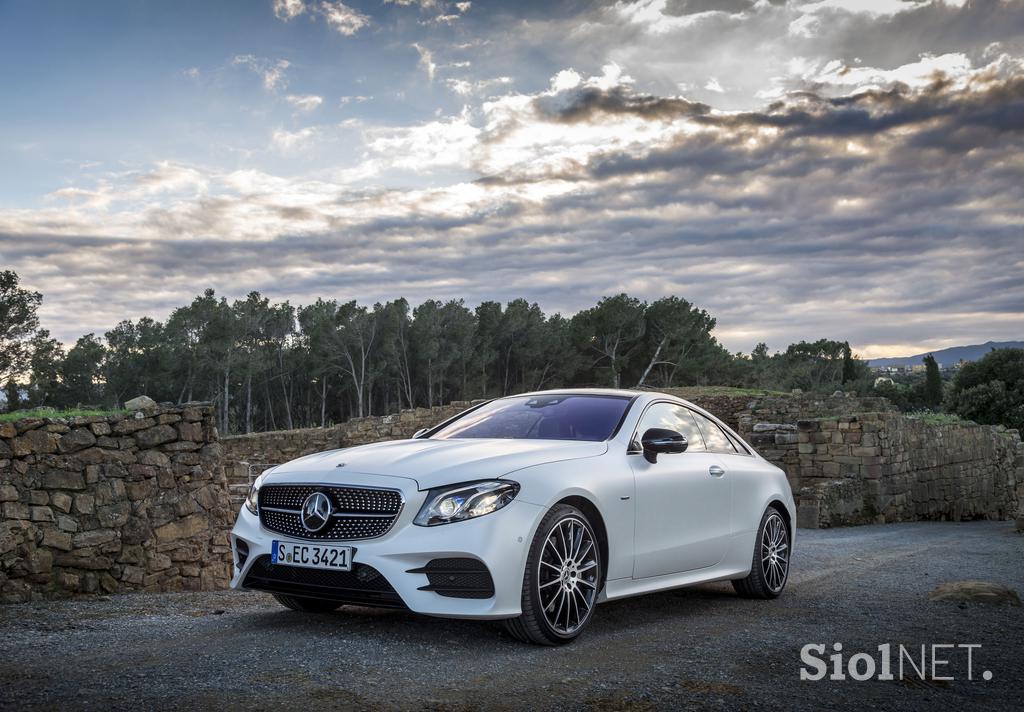 Mercedes-benz E coupe - prva vožnja